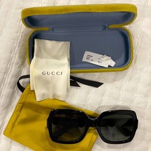 Gucci 54mm Square Sunglasses
